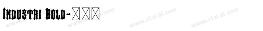Industri Bold字体转换